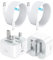 Nebwoak 20W iPhone Fast Chargers Cable and Plug【Apple MFI Certified】 2Pack USB C Charger Plug Power Adapter with 6FT USB C Cable,Apple Fast Charger Compatible with iPhone14/13/12/11 Pro Max/11/X/SE/8