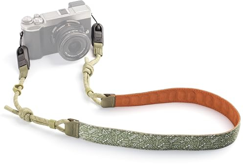 PGYTECH Tracolla per fotocamera in stile artistico Air, Tracolla per fotocamera a sgancio rapido, Tracolla regolabile da 1100~1400 mm per fotocamere Mirrorless (Tribale geometrico) L
