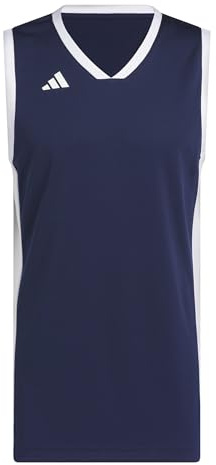 adidas Herren Mens Pulse Speed Bball Jersey Shirt, Team Navy Blue/White, L