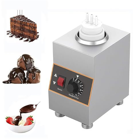 HmLotd Scaldasalsa Elettrico Commerciale, Scaldasalsa Commerciale per Zuppa, Intervallo di Regolazione della Temperatura di 30~85℃ Viene Fornito con 1 Bottiglia di Plastica Riscaldamento