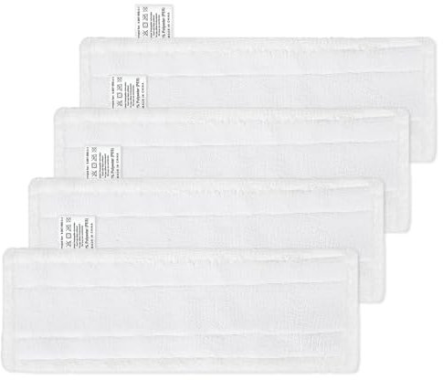 NINESPRING 4 Stück Dampfreiniger Ersatztücher für Kärcher,Wiederverwendbare Mikrofasertuch Set Kompatibel mit Kärcher EasyFix SC 2, SC 3, SC 4, SC 5 Dampfreiniger,Waschbar Bodentücher