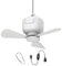 Vibhgtf Ventilador Colgante Para Pérgola - Ventilador USB Compacto De Techo, Ventilador De Techo Para Tienda Con 3 Velocidades Ajustables Para Dormitorio, Autocaravana, Patio, Porche Y Dormitorio