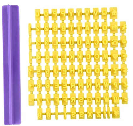 Tampons lettres, chiffres et alphabet pour biscuits, moule à fondant, outils de décoration et de pâtisserie, tampons alphabet.