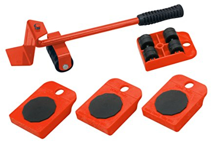 Meister 419900 - Transportador de muebles con ruedas, juego de 5 piezas