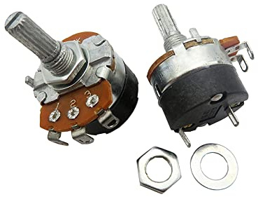 1 pcs WH138-1 regolatore di velocità di resistenza regolabile con interruttore potenziometro lunghezza 20 mm,250K OHM