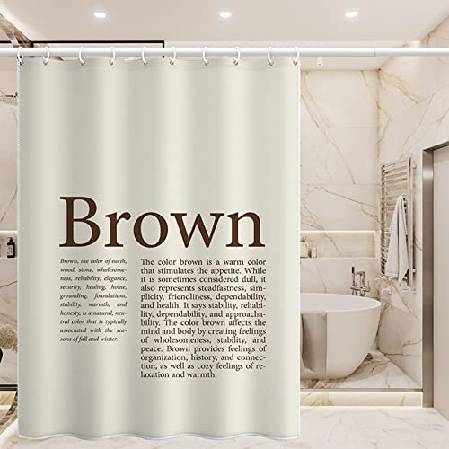 Skcess badkar duschdraperi brun-beige, polyester duschdraperi vattentät färgbeskrivning antimögel duschdraperi 120 x 200 cm