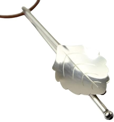 Besteckschmuck Anhänger 625 Silber Blatt