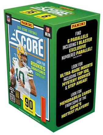 Panini NFL 2025 Score Football Blaster Box | 6 Packs