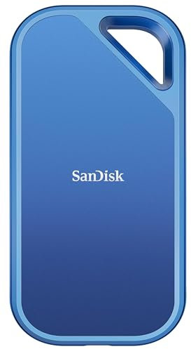 SanDisk Creator Pro SSD Externo Portátil 2TB (para Creadores de Contenido, hasta 2000 MB/s lectura/escritura, Protección contra caídas de hasta 3 metros, IP65, 1 mes a Adobe Creative Cloud)