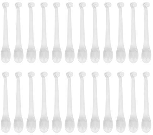 Glomora 24pcs Christmas Tree Crystal Decorations, Acrylic Xmas Tree Icicle Hanging Ornaments, for Winter New Year Holiday Wedding Party Home Office Decor