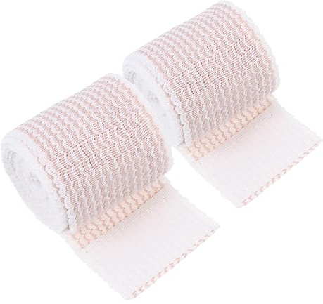 LAPYAPPE Striped High Sports 2pcs Set 5cm x 4.5m Non-Woven Fabric Adhesive Wraps for Injury Support and Care