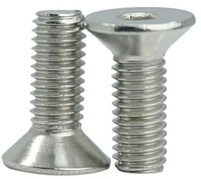 Sänkskruvar, 10 st M10 M12 Längd 20-700 mm Rostfritt stål 304 sexkantshylsa Platt försänkt skruvhuvud Skruvbultar Sexkantsskruvlock Leksaksskruv(55mm,M10)