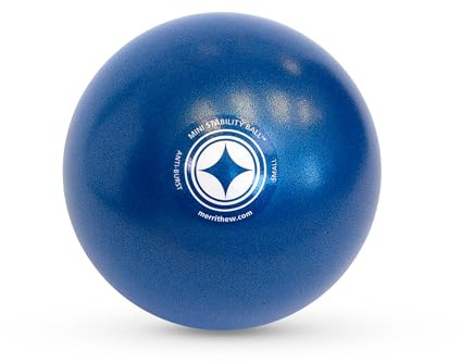STOTT PILATES Mini Stability Ball (Blue), 7.5 Inch / 19 cm
