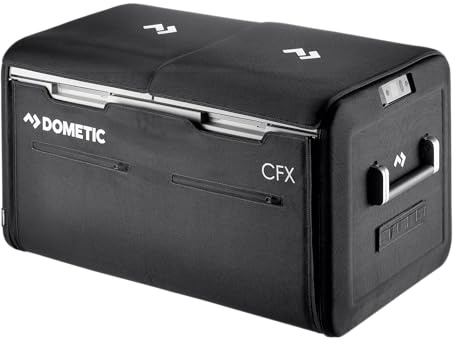 Dometic CFX3 Protective Cover for 95L Dual Zone Electric Cooler, Made with Durable Thermoformed EVA Foam and 1200D Nylon