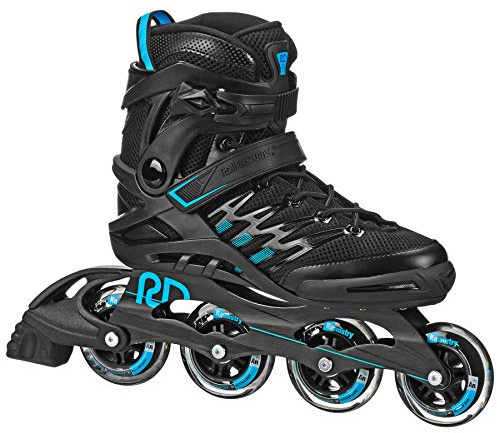 Roller Derby Aerio Q-84 Men's Inline Skates - Black/Blue - Size 09