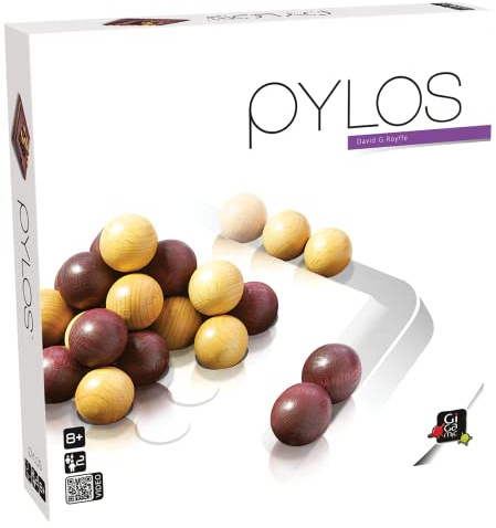 Gigamic, Pylos, familjespel, träspel, 2 spelare, från 8+ år, 15 minuter, tyska, flerspråkig