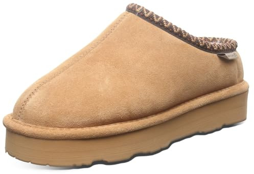 BEARPAW Martis Womens Indooroutdoor Slippers - 303 Solid IcedCoffee - 9 Medium