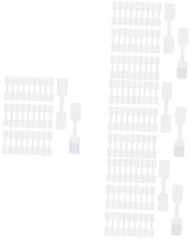 HOMSFOU 400stücke Beschreibbare Kabeletiketten Selbstklebende Kabelmarkierer Für Einfache Identifikation Und Organisation Von Kabeln Wiederverwendbare Etiketten Für Drähte Und