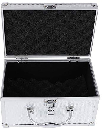 Grnlucja Caja de herramientas de aleación de aluminio equipo de seguridad portátil instrumento pantalla caso maleta caja de herramientas de hardware 230x150x125mm