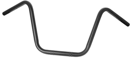 F Fityle Guidon Ape Hanger 10, Guidon Ape Hanger, Guidon modifié remplace Directement Le Guidon Ape Hanger de Moto, 25 mm Noir