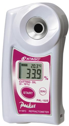 ATAGO PAL-102S - Refractómetro digital de mano (con cubierta de silicona, sin pilas)