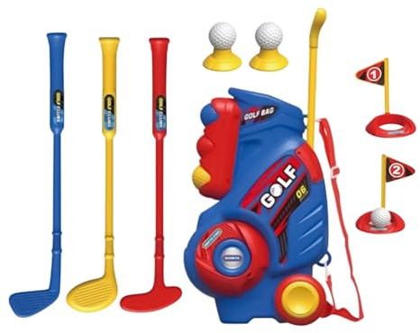 Golf per bambini – Golf Club 3 – 5 | Gioco da golf per interni | Mazza da golf per bambini 2 – 5 | Giocattoli di sviluppo per bambini ragazze indoor Home Garden cortile prato festa di Natale