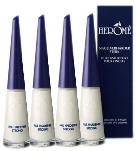 4 x Herome Nagelhärter Stark 10 ml.