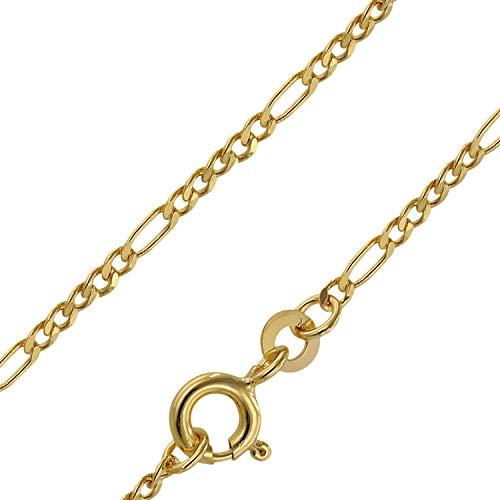 trendor Goldkette 333 Gold für Damen und Herren Figaro Diamantiert 71811 40 cm