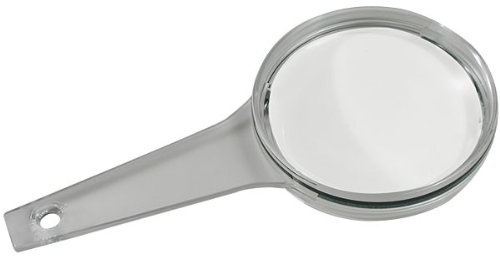 2.3X COIL Clear Lucite Magnifier 3.9 Inch Lens by MAGNIFYING AIDS