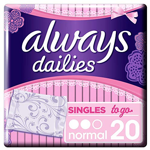 Always Dailies Singles To Go Protège-Slips 20