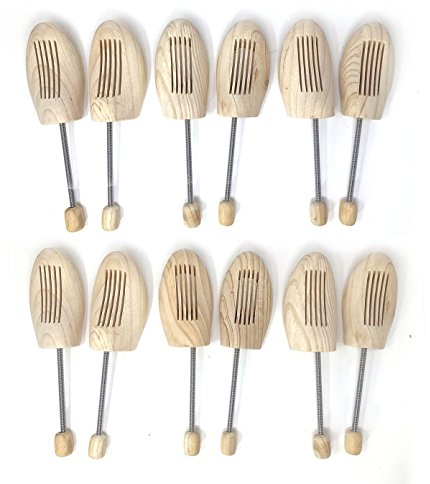 Cedar Elements Little Wholesale Program - Solid Pine Shoe Tree - 6 Pairs (Medium)