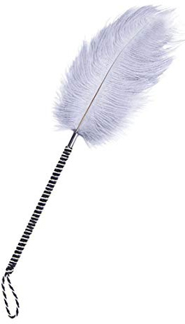 Fuwok Soft Ostrich Feather Tickler Tied Rope Handle 2020 46cm/18.11inch