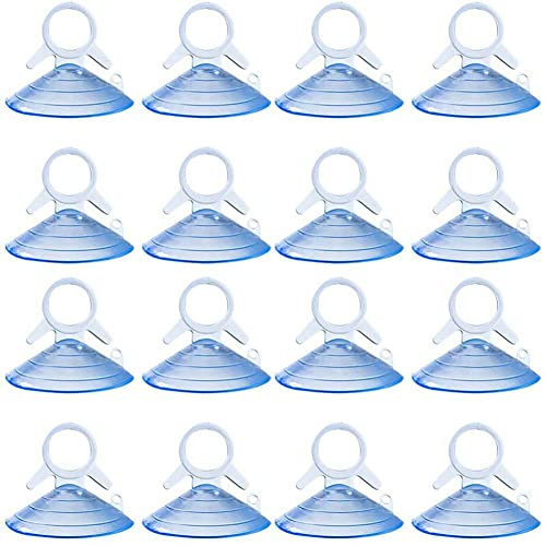 Lot de 40 ventouses rondes en PVC transparent sans crochets pour voiture, pare-soleil, fenêtre, salle de bain, cuisine