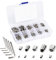 200 Piezas Tornillos Allen, Tornillos Prisioneros con Llave Hexagonal M3 M4 M5 M6 M8 Tornillo de Cabeza Hexagonal Tornillos Sin Cabez Acero Inoxidable para Grifos Manijas de Puertas