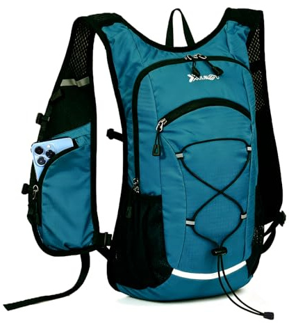 Asnewkit Zaino Ultra Leggero, Zaino Impermeabile da 20L per Escursionismo, Zaino per Donne e Uomini per Campeggio Outdoor, Zaino da Trekking, Borsa da Lavoro, Blu lago, M