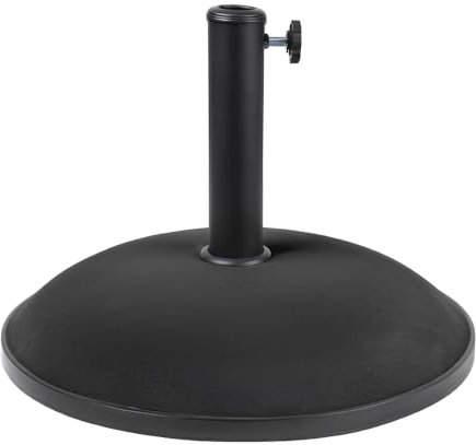 Sunny Days - Pie de sombrilla (25 kg), Color Negro