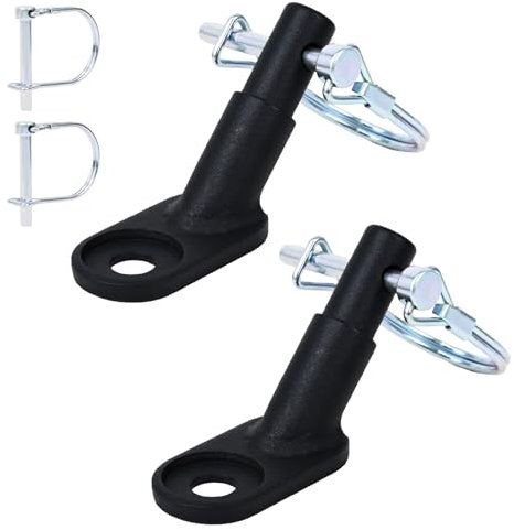 PATEMZON Gancio per Rimorchio Bicicletta, Gancio Traino Bici, 2 Pezzi, Adattatore Attacco Gancio Bici, Accoppiamento Aggancio per Passeggino, per Rimorchi, Bici Bambino, Animale e Domestico