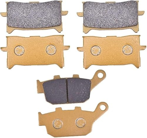 Genérico Pastillas de freno de motocicleta Para Honda CB 650 R AC/RA AC 19-21 Pastillas de freno delanteras y traseras de cobre sinterizado para motocicleta