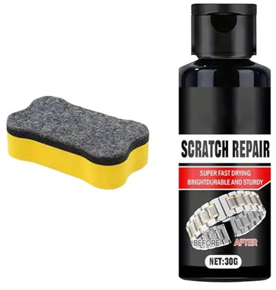 Watch Repborttagare – poleringsskärmkräm, 30 g borttagningsminor repor med kristallpolerformel, för vänster, skärmar, silvervara, glas, armband, telefonfodral och ringar till återställande glans
