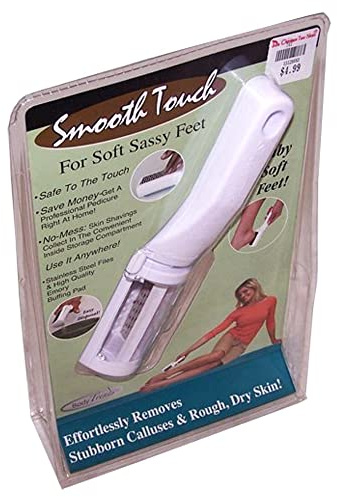 Body Trends Smooth Touch Foot File & Buffing Pad Pedicure Skin Removers Rasp for Wet and Dry Feet