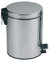 MSV 20 L Treteimer aus glänzendem Edelstahl 20l, Silber, 33 cm, Grey