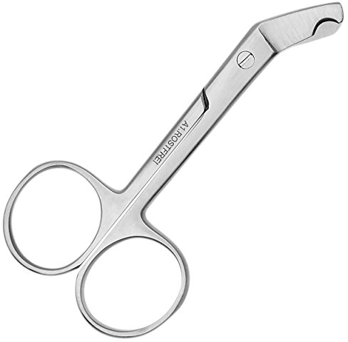 May - Krallenschere für Kleintiere - Krallen Schneider mit abgewinkelter Schneide - Edelstahl