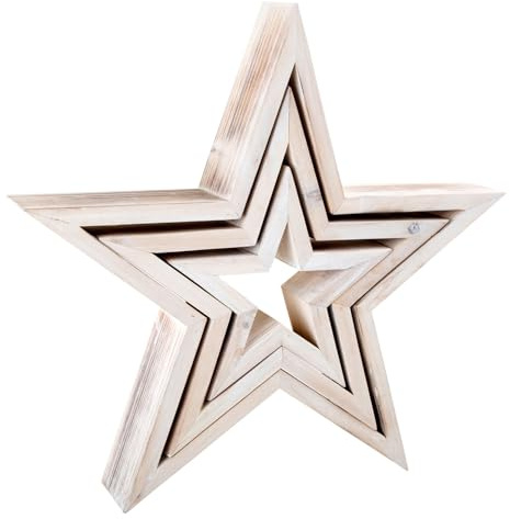 Small Foot Star Decorative Figures, White