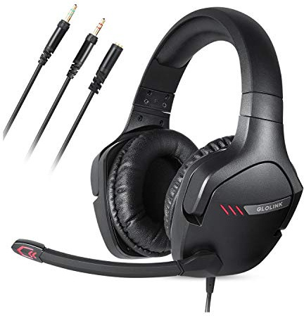 Glolink Black Stingers Gaming Headset for PC Xbox One