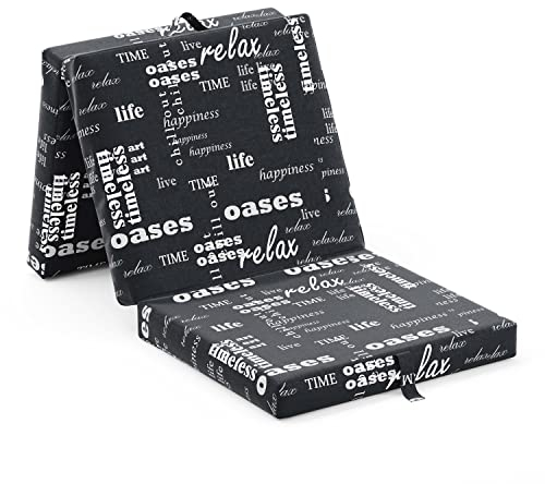 Betten-ABC Faltmatratze, 3-teilige Klappmatratze, Gästematratze, Reisen, Camping, Kinder, Härte: Mittelfest (Farbe: Relax)