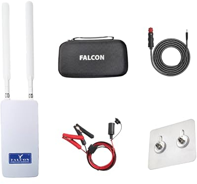 FALCON – 4G LTE COMBO DELUXE 150 Mbit Outdoor Antenna & Router Solution – Including Accessory Pack