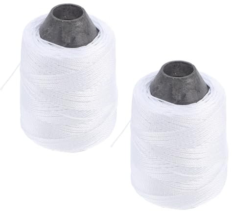 SEWOART 2 Rolls Heavy Duty Nylon Construction Line for Builders and Masonry Projects for Outdoor and Indoor Use As Coiling Line