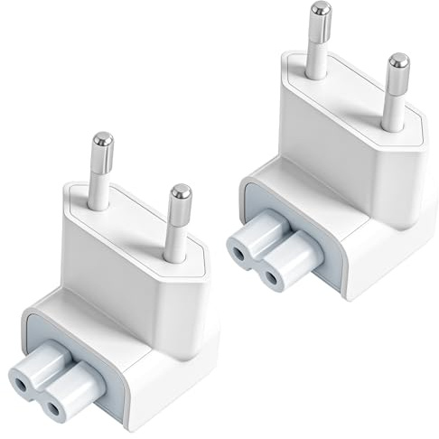 2pcs European Travel Charger Converter for Apple MacBook MagSafe USB-C Power Adapter 10W 12W