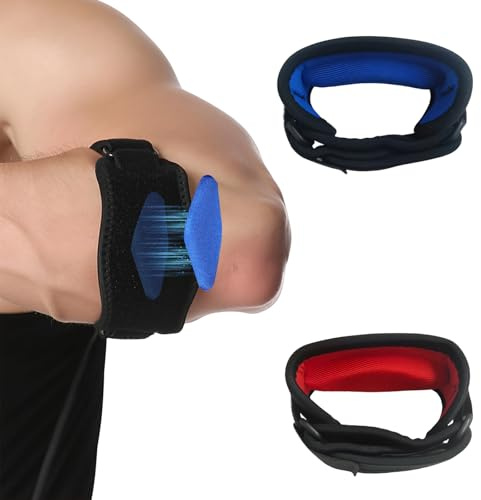 VBK CoudièRes De Tennis Elbow Sport, ConçU Pour Les Joueurs De Tennis Et Les Golfeurs, Support Coude Avec Compression Ciblé, Taille Unique Adulte Pour Soulager La Douleur Du Tennis Elbow