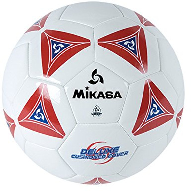 Mikasa Serious Soccer Ball (Red/White, Size 4)